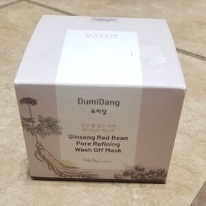DumiDang Ginseng Red Bean Pore Refining Wash Off Mask (140g) - Exp 07/07/2028